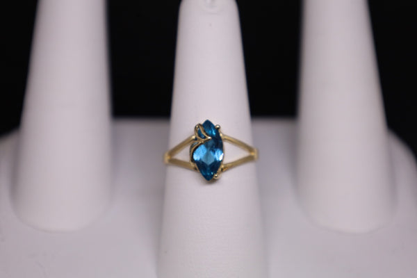 14KT CZ Birthstone Ring