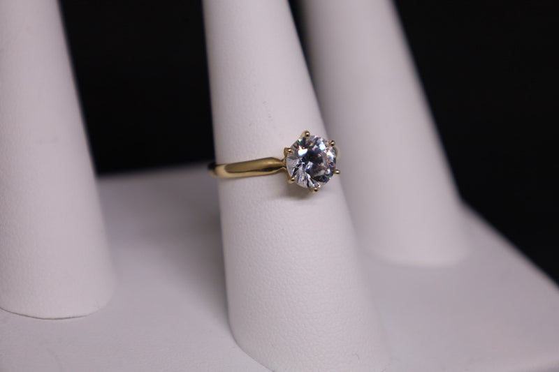 14KT Princess CZ Promise Ring