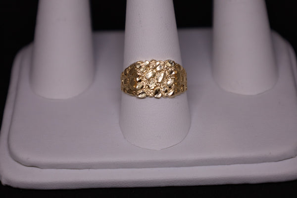 14KT Gold Nugget Ring