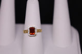 14KT Cartier Style Ruby Promise Ring