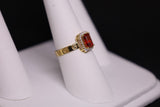 14KT Cartier Style Ruby Promise Ring